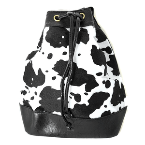 Carriage faux Bucket Bag