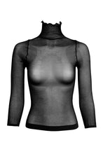Eclipse Black Mesh Top - Lingerie, Tights, Stocking, Leggings, gigi*k