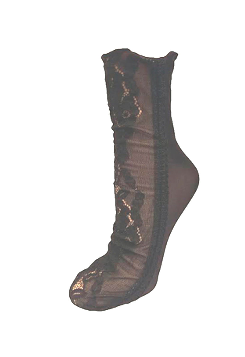 Lace Top Mesh Socks