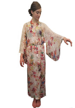 Silk Long Kimono Robe - Lingerie, Tights, Stocking, Leggings, gigi*k