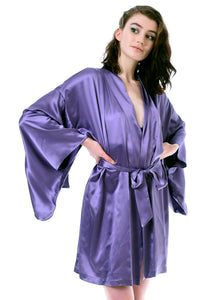 Silk Kimono Robe - Lingerie, Tights, Stocking, Leggings, gigi*k