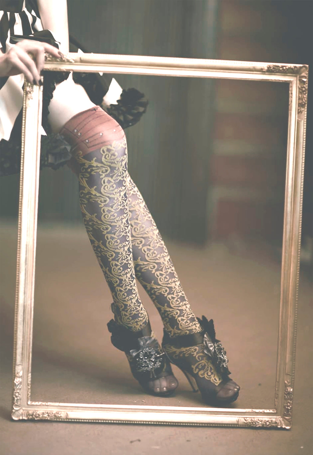 TROMPE Over Knee Socks