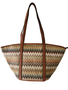 Panier Shoulder Tote Straw Bag