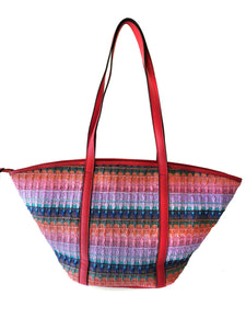 Panier Shoulder Tote Straw Bag