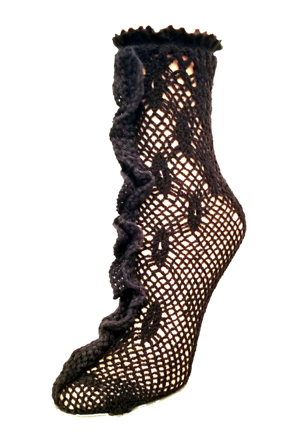 Wool & Crochet Ankle Socks